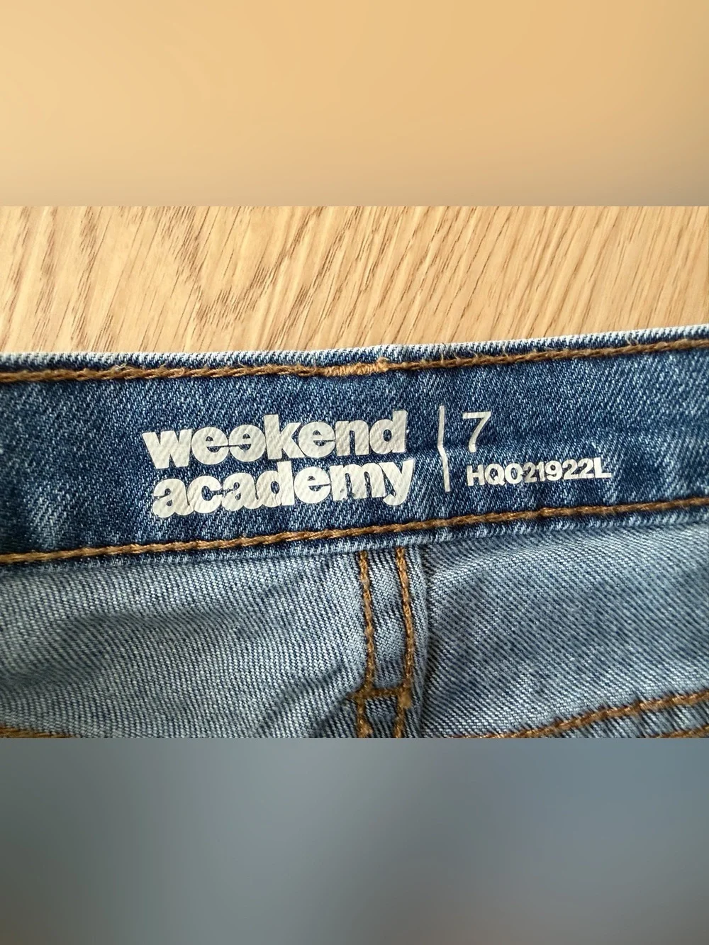 Weekend Academy Boys Denim Shorts Light Wash Blue Size 7